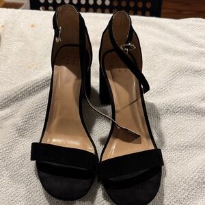 a new day Black Open-Toe Heels